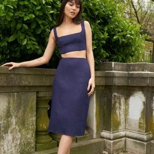 NWT Reformation Primo Two Piece Set Sz 6 sexy chic